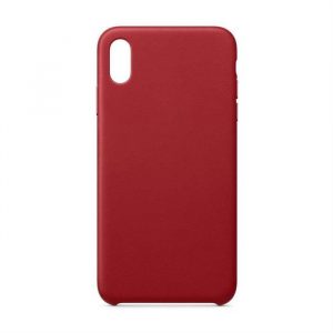 Husa din piele ECO pentru iPhone 12 mini rosie