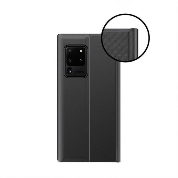 New Sleep Husă BookHusă Type Husă cu funcție kickstand pentru Samsung Galaxy A02s EU negru