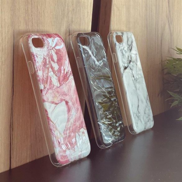 Husa Wozinsky Marble TPU pentru Samsung Galaxy A02s EU alba