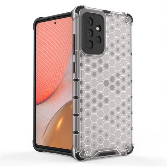 Honeycomb  Husă blindată cu TPU Bumper pentru Samsung Galaxy A72 4G negru