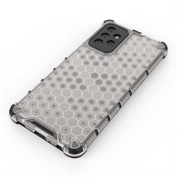 Honeycomb  Husă blindată cu TPU Bumper pentru Samsung Galaxy A72 4G negru