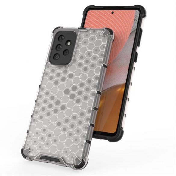 Honeycomb  Husă blindată cu TPU Bumper pentru Samsung Galaxy A72 4G negru