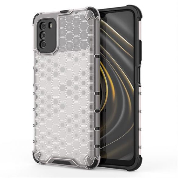 Honeycomb Husă Husă de armură cu TPU Bumper pentru Xiaomi Poco M3 transparent