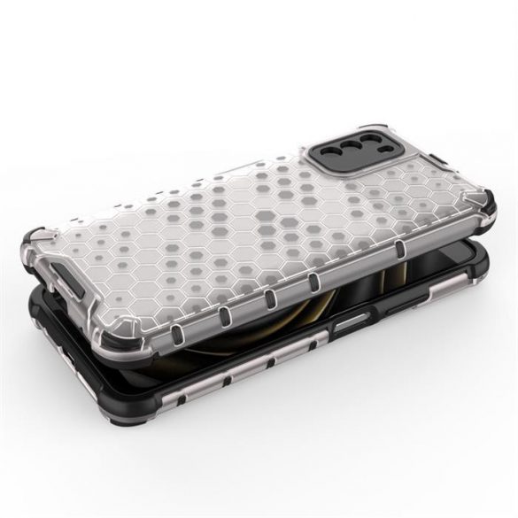 Honeycomb Husă Husă de armură cu TPU Bumper pentru Xiaomi Poco M3 transparent