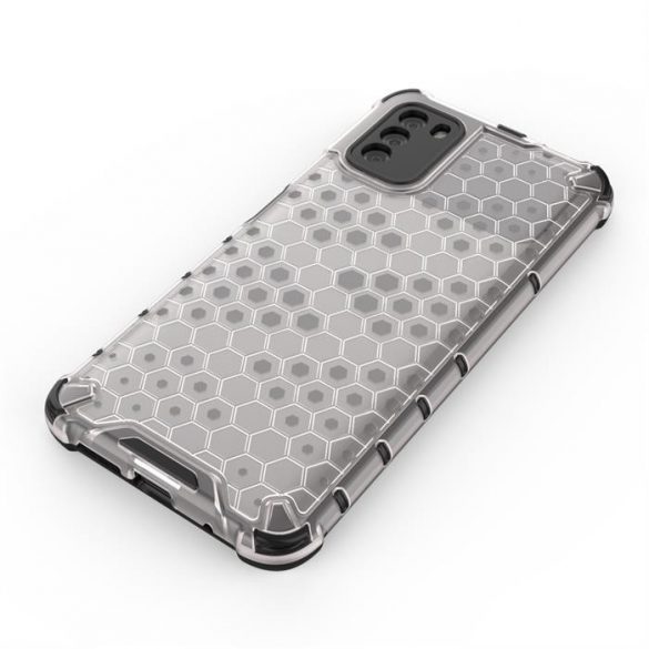 Honeycomb Husă Husă de armură cu TPU Bumper pentru Xiaomi Poco M3 transparent