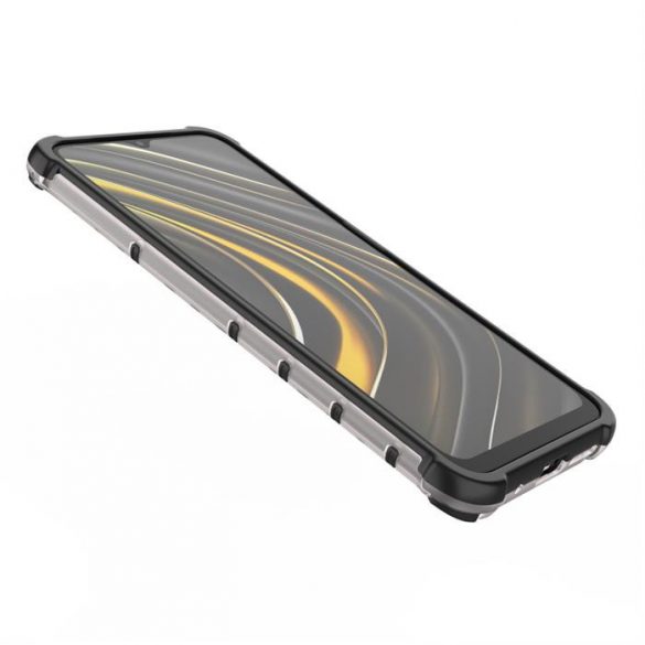 Honeycomb Husă Husă de armură cu TPU Bumper pentru Xiaomi Poco M3 transparent