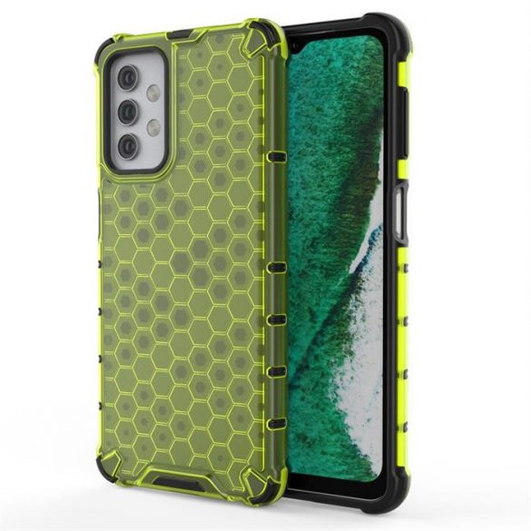 Honeycomb Husă blindată cu TPU Bumper pentru Samsung Galaxy A32 5G verde