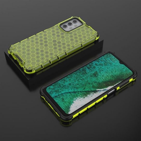 Honeycomb Husă blindată cu TPU Bumper pentru Samsung Galaxy A32 5G verde