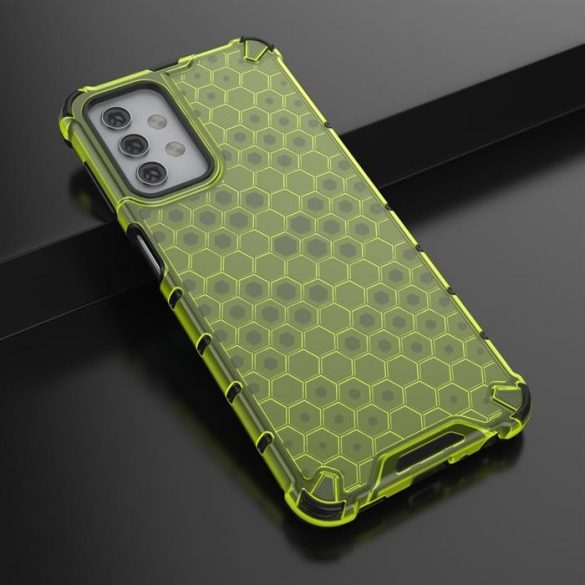 Honeycomb Husă blindată cu TPU Bumper pentru Samsung Galaxy A32 5G verde