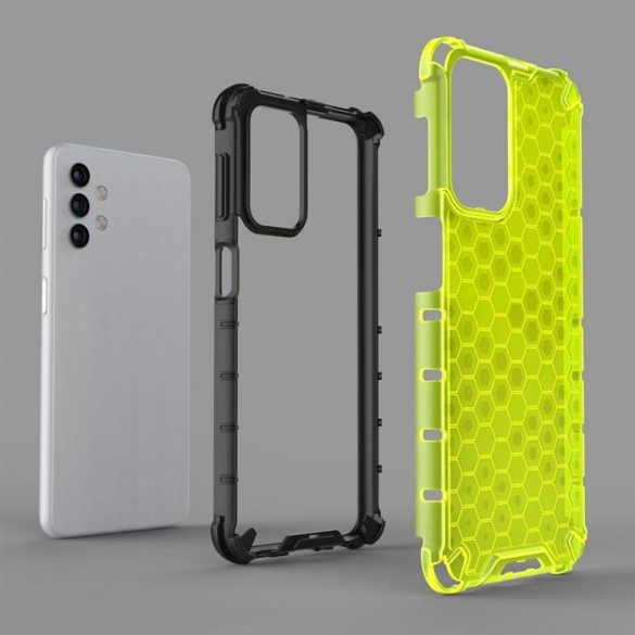 Honeycomb Husă blindată cu TPU Bumper pentru Samsung Galaxy A32 5G verde