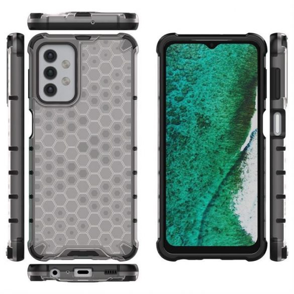 Honeycomb Husă blindată cu TPU Bumper pentru Samsung Galaxy A32 5G transparent