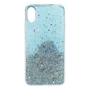 Husa Wozinsky Star Glitter Shining pentru Samsung Galaxy A30 albastra