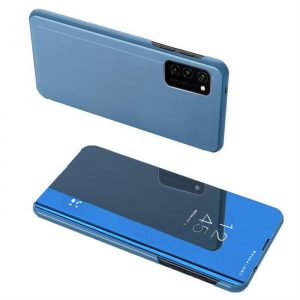 Husă Clear View pentru Samsung Galaxy A72 4G albastru