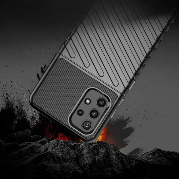 Thunder Husă Flexibil Tough Rugged Husă TPU husă pentru Nokia 5.4 negru