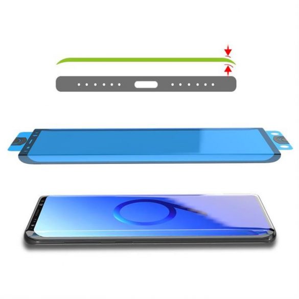 3D Edge Nano Flexi sticlă Hybrid Full Screen protecțiecu ramă pentru Xiaomi Mi 11 transparent