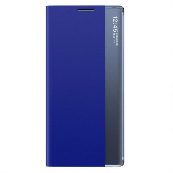 Sleep  Husă tip carte cu fereastră inteligentă pentru Xiaomi Redmi K40 Pro + / K40 Pro / K40 / Poco F3 albastru