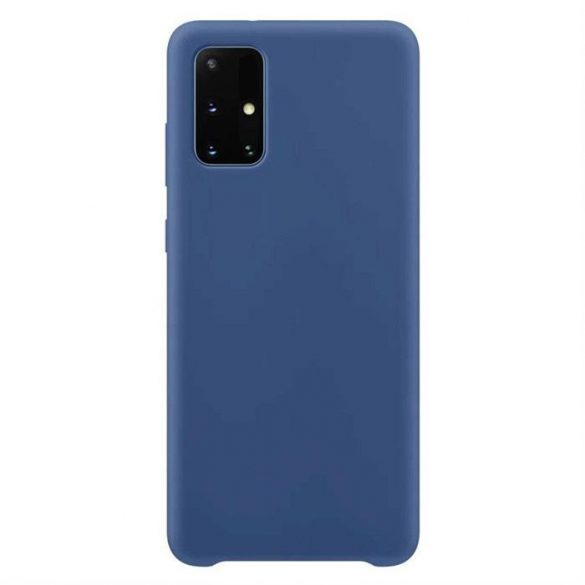 Husă din silicon Soft cauciuc flexibil Husă pentru Samsung Galaxy A72 4G albastru închis