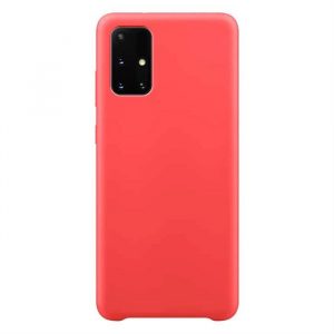 Husă din silicon Soft cauciuc flexibil Husă pentru Samsung Galaxy A72 4G roșu