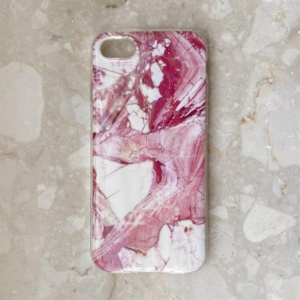 Wozinsky Marble TPU husă Husă pentru Xiaomi Poco M3 / Xiaomi Redmi 9T roz