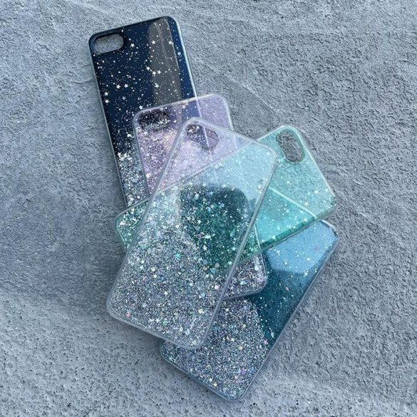 Wozinsky Star Glitter Shining Husă pentru Xiaomi Redmi Note 9T 5G transparent