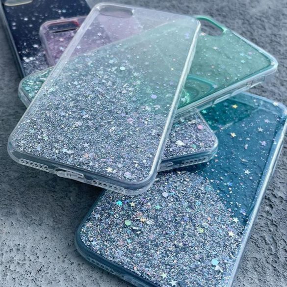 Wozinsky Star Glitter Shining Husă pentru Xiaomi Redmi Note 9T 5G transparent