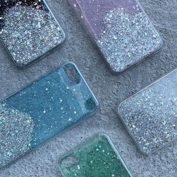 Wozinsky Star Glitter Shining Husă pentru Xiaomi Redmi Note 9T 5G transparent