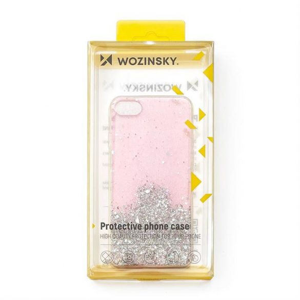 Wozinsky Star Glitter Shining Husă pentru Xiaomi Redmi Note 9T 5G transparent