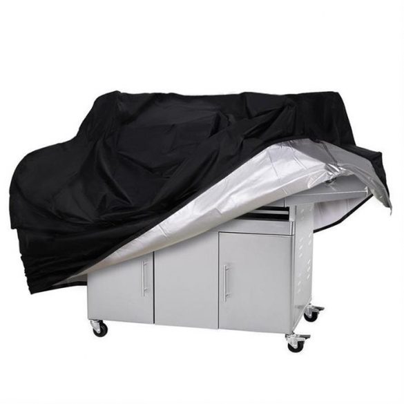 Impermeabil BBQ Grill Tarpaulin XXL Husă 190 cm x 71 cm x 117 cm Negru