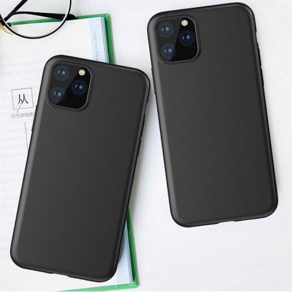 Husa de protectie cu gel TPU pentru iPhone 12 Pro neagra