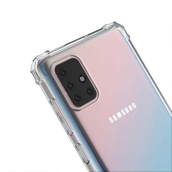 Wozinsky Anti Shock husă durabil cu protecție de grad militar pentru Samsung Galaxy A72 4G transparent