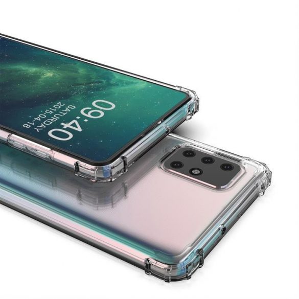 Wozinsky Anti Shock husă durabil cu protecție de grad militar pentru Samsung Galaxy A72 4G transparent