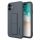 Husa Wozinsky Kickstand Husa flexibila din silicon cu suport iPhone 12 bleumarin