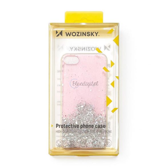 Wozinsky Star Glitter Shining Husă pentru Samsung Galaxy A22 4G transparent