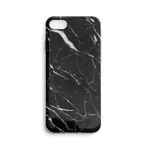 Husa Wozinsky Marble TPU pentru Samsung Galaxy A22 4G neagra