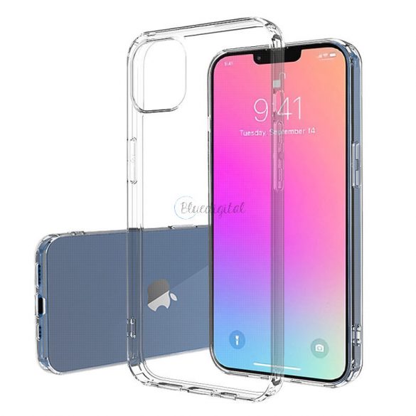 Ultra Clear 0.5mm husă Gel TPU Husă pentru iPhone 13 mini transparent