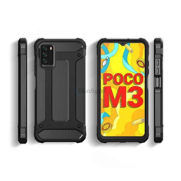 Hybrid Armor Husă Tough Rugged Husă pentru Xiaomi Redmi Note 10 5G / Poco M3 Pro de aur