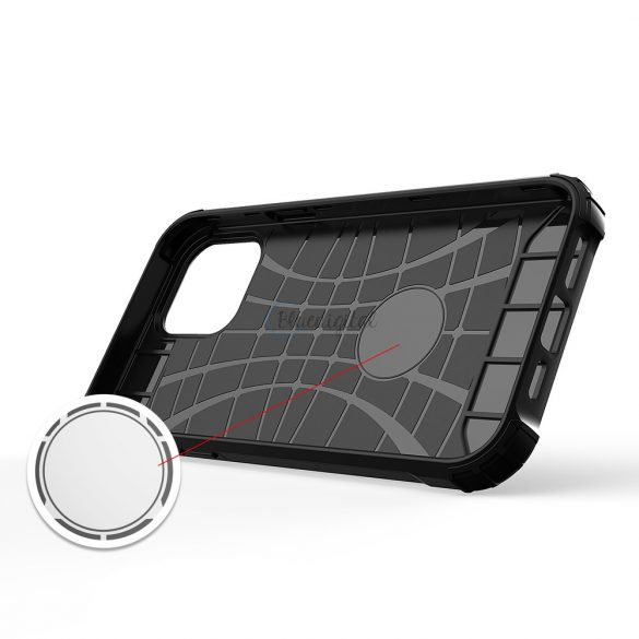 Hybrid Armor husă dur Rugged Husă pentru iPhone 13 Pro negru