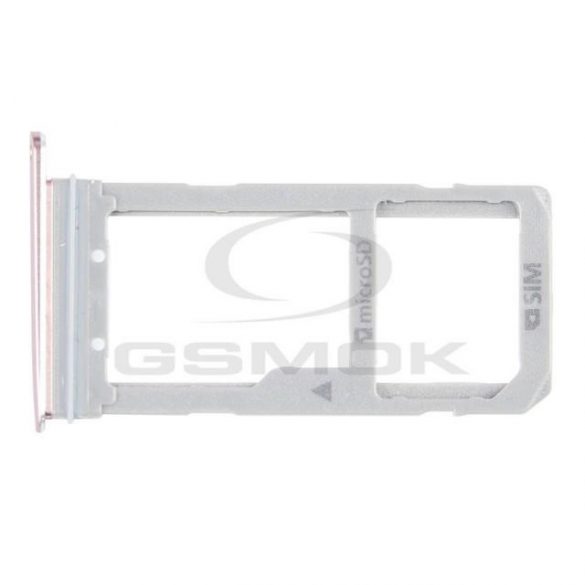 SUPORT CARD SIM SI CARD DE MEMORIE SAMSUNG G935 GALAXY S7 EDGE ROZ GH98-38787E [ORIGINAL]