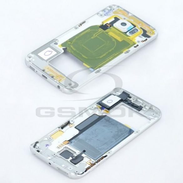 CAPACĂ DE MEDIU SAMSUNG G925 GALAXY S6 EDGE WHITE GH96-08376B PACHET DE SERVICII ORIGINAL