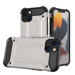 Husă Hybrid Armor Husă rezistent pentru iPhone 13 argintiu