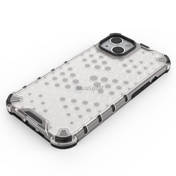 Honeycomb Husă blindată cu TPU Bumper pentru iPhone 13 roșu