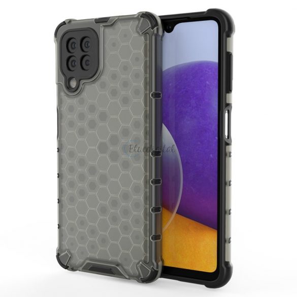 Honeycomb Husă blindată cu TPU Bumper pentru Samsung Galaxy A22 4G negru