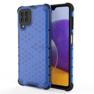 Honeycomb husă Husă blindată cu TPU Bumper pentru Samsung Galaxy A22 4G albastru