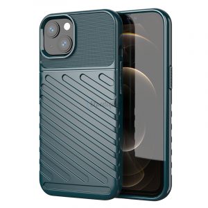 Thunder husă flexibil Tough Rugged Husă TPU husă pentru iPhone 13 verde