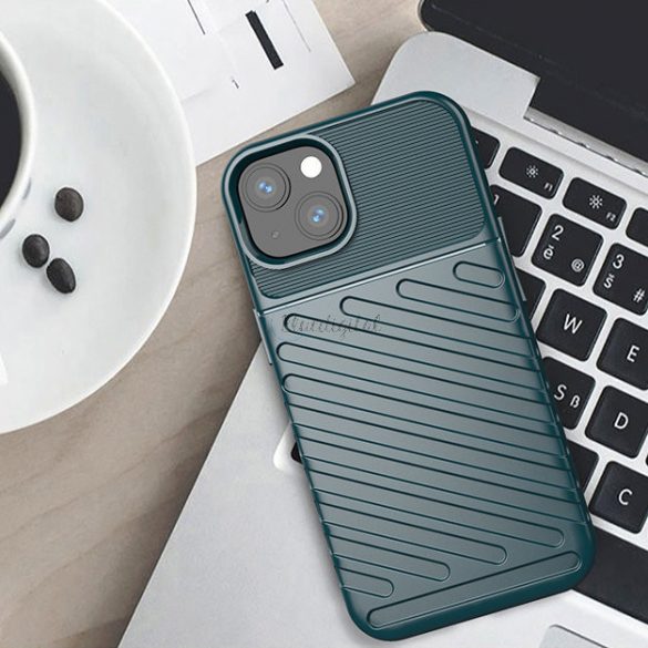 Thunder husă flexibil Tough Rugged Husă TPU husă pentru iPhone 13 verde