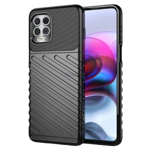 Husa Thunder Husa flexibila, rezistenta, TPU pentru Motorola Moto G100 / Edge S neagra