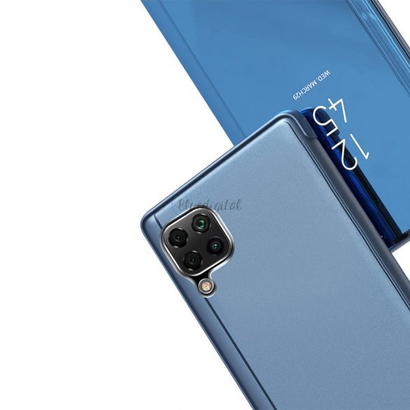 Husă Clear View pentru Samsung Galaxy A22 4G albastru