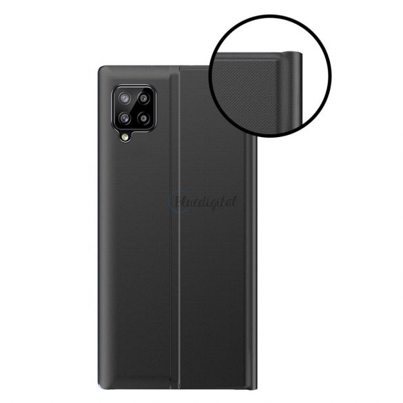 Sleep  Husă tip carte  cu fereastră inteligentă pentru Samsung Galaxy A22 4G negru