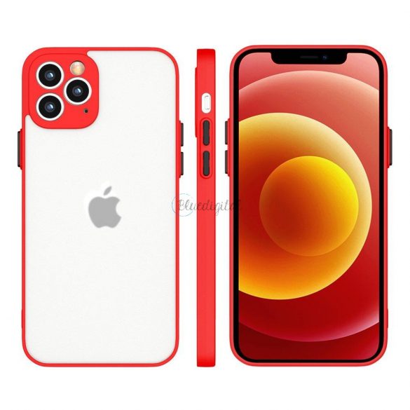 Milky Husă silicon flexibil translucid husă pentru Xiaomi Redmi 9T Red