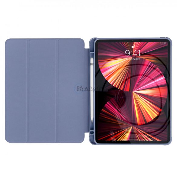 Stand Tablet Husă Smart Husă husă pentru iPad Pro 11 ' ' 2021 cu funcția de stand albastru